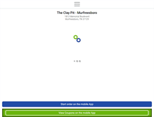 Tablet Screenshot of claypitmurfreesboro.com